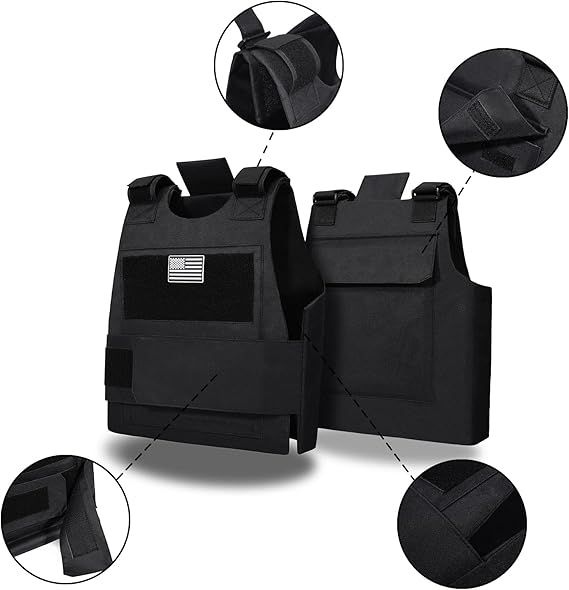 Tactical Vest Outdoor, Adjustable Training Protective Outdoor Vest, Suitable for Light movement Vest Gilet Equipment.