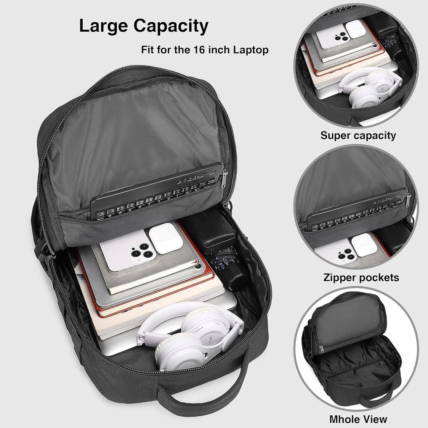 Military Tactical Backpack for Men Waterproof Daypack 3 Day Assault Pack Molle Bag with Water Bottle Holder