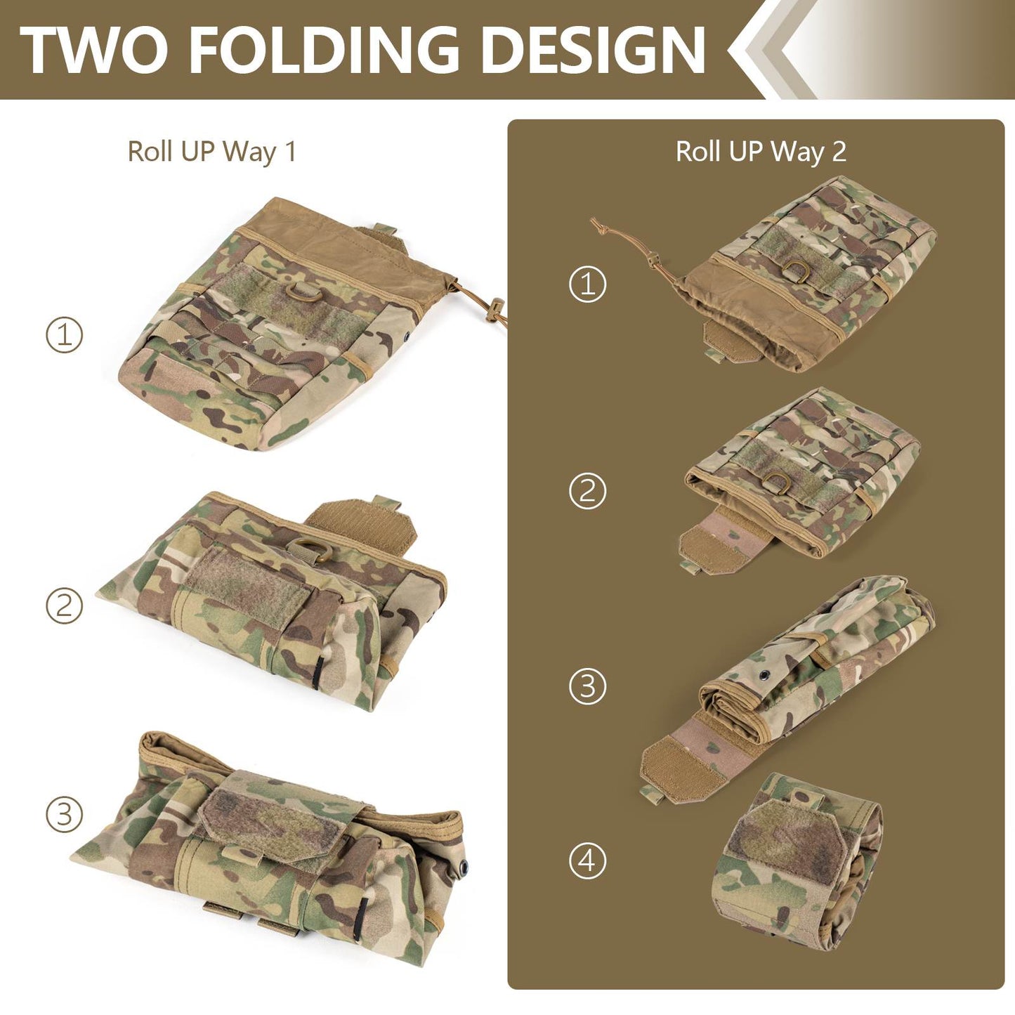 Tactical Dump Molle Storage Pouch