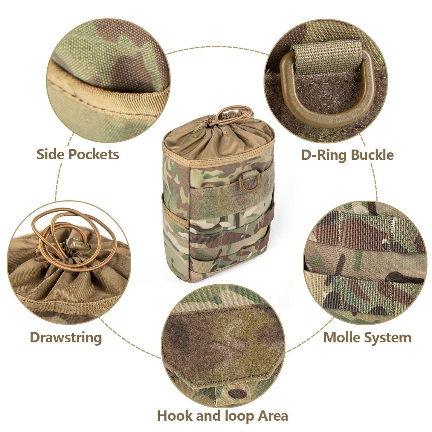 Tactical Dump Molle Storage Pouch