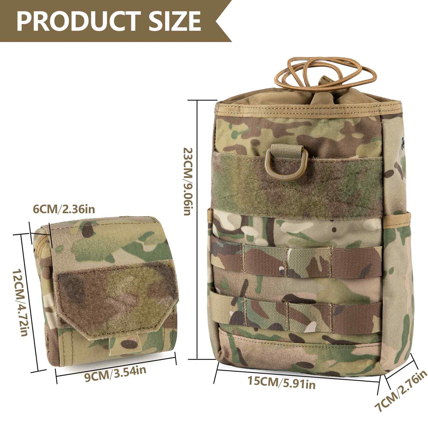 Tactical Dump Molle Storage Pouch