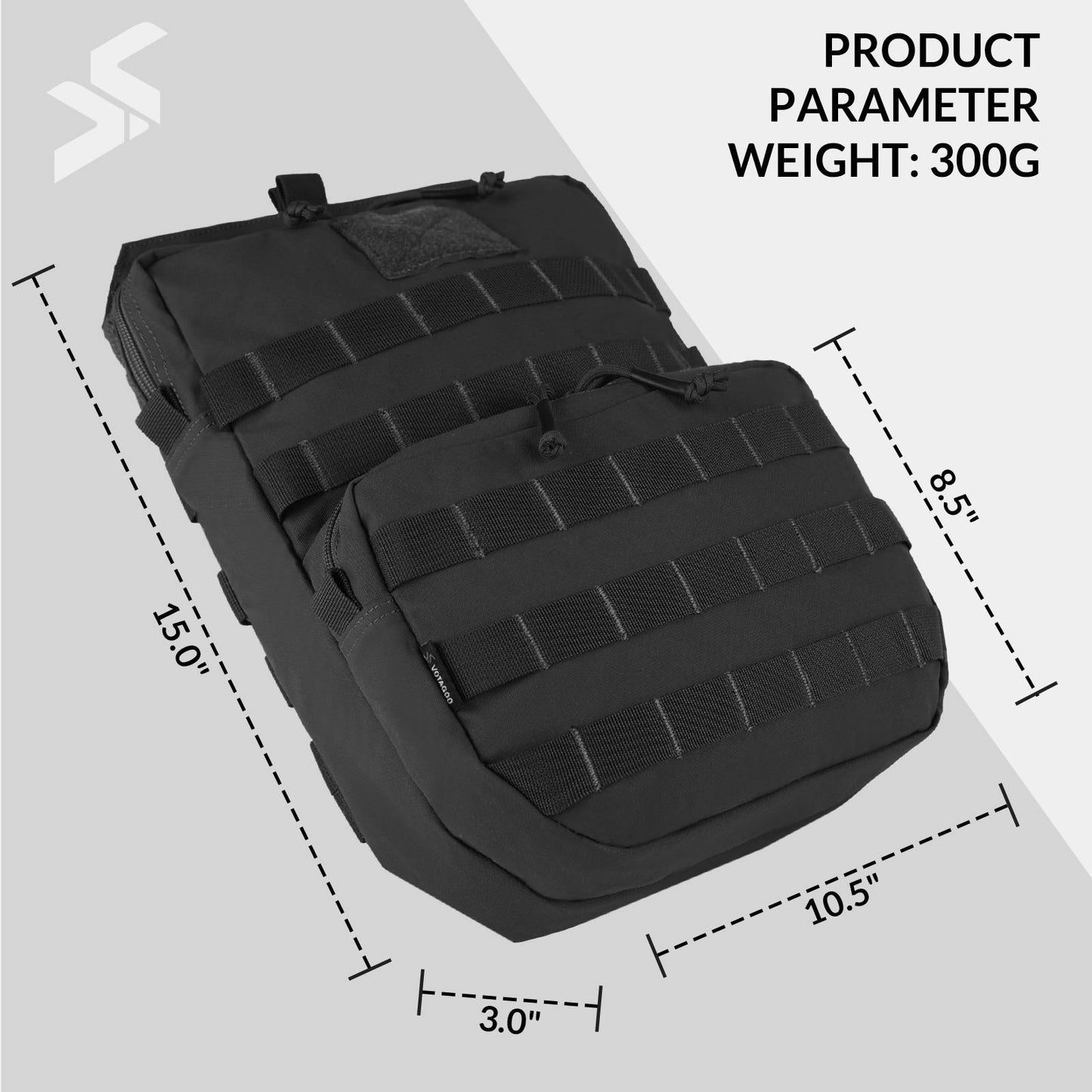 Tactical Molle Hydration Pack 3L