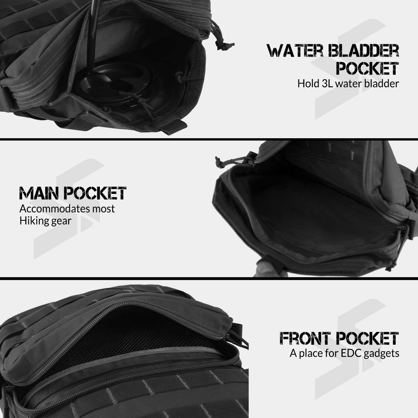 Tactical Molle Hydration Pack 3L