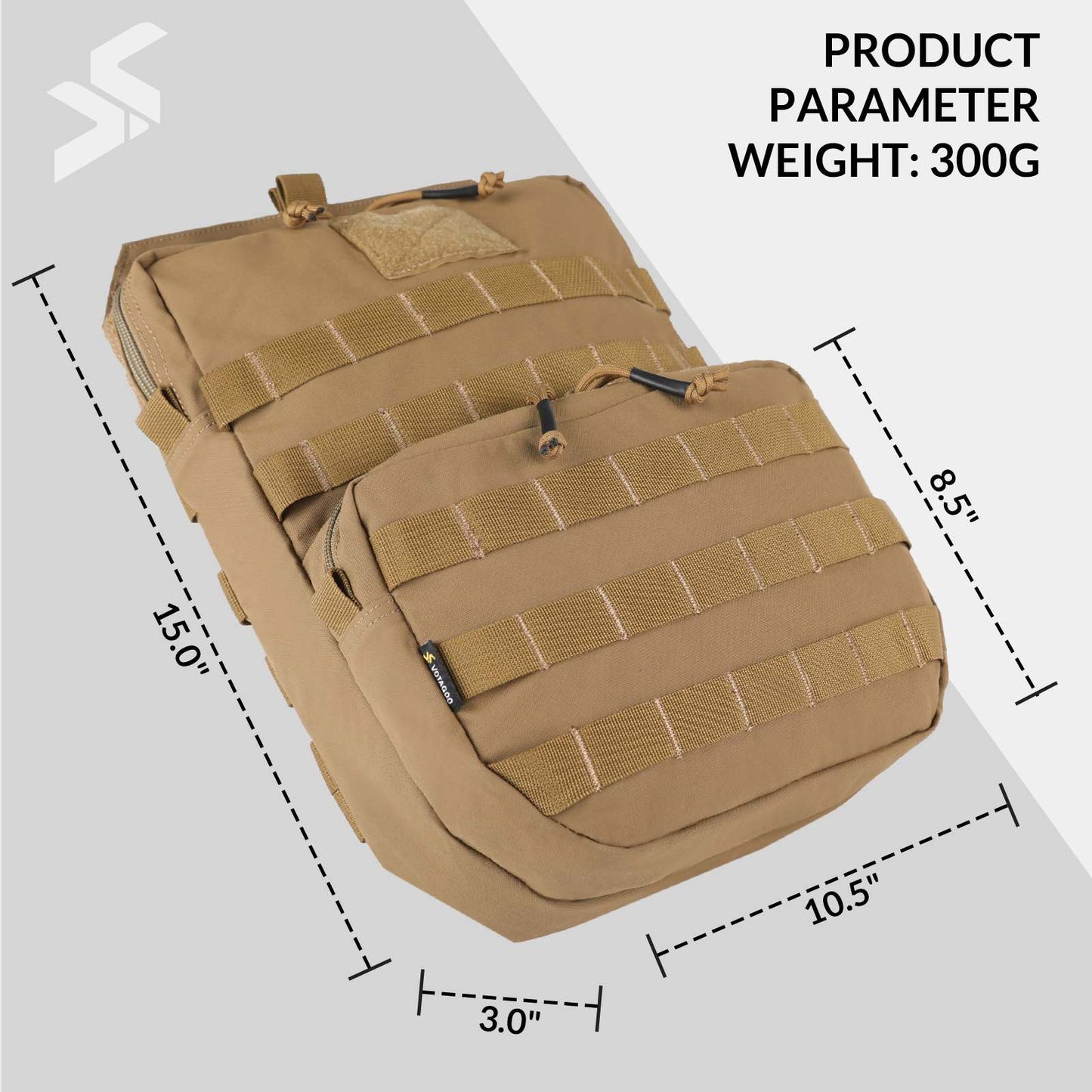 Tactical Molle Hydration Pack 3L