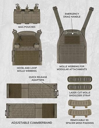 Quick Release Lightweight Tactical Vest