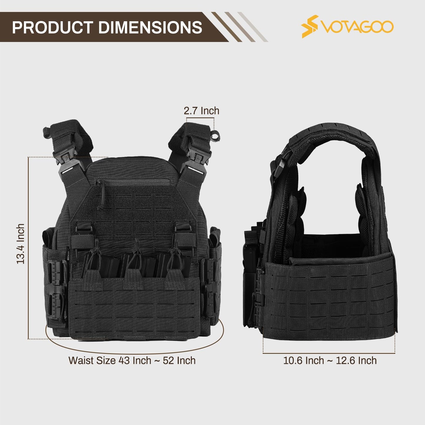 Quick Release Lightweight Tactical Vest