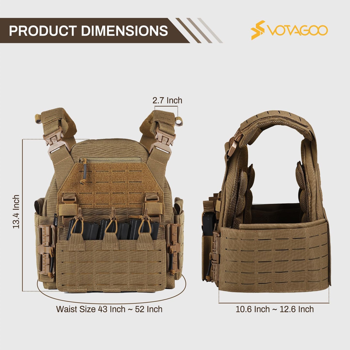 Quick Release Lightweight Tactical Vest