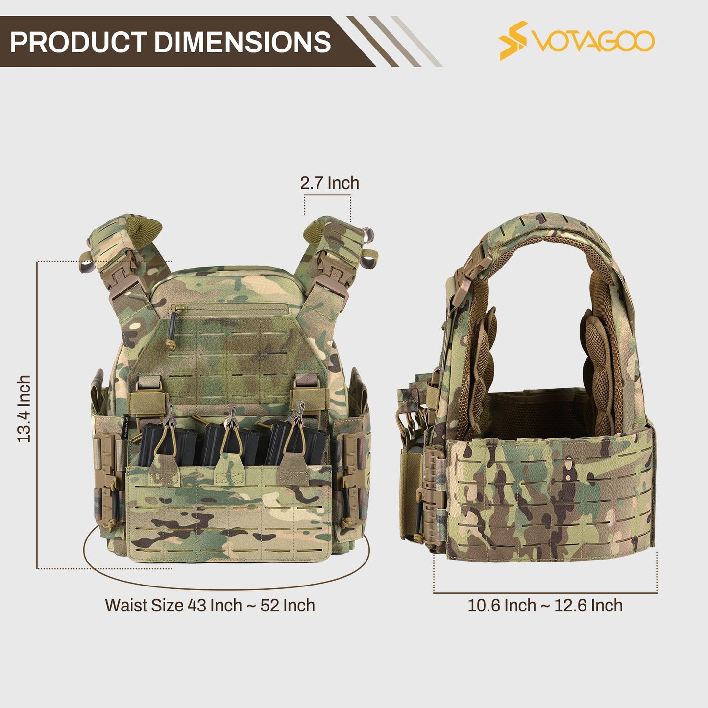 Quick Release Lightweight Tactical Vest
