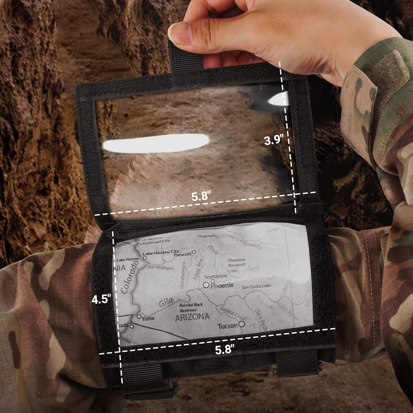 Molle Tactical Map Bag