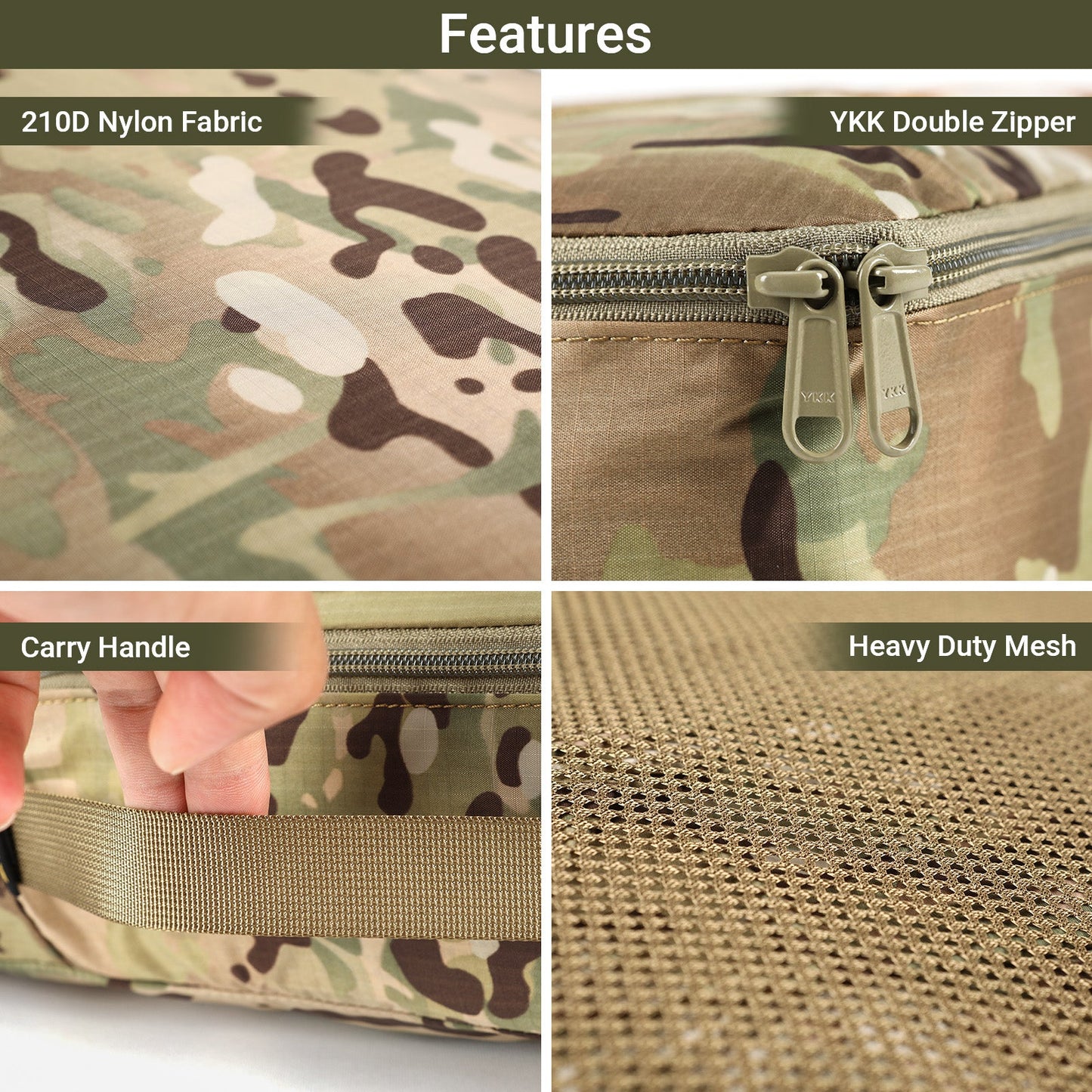 Tactical Packing Cubes 6 Packs