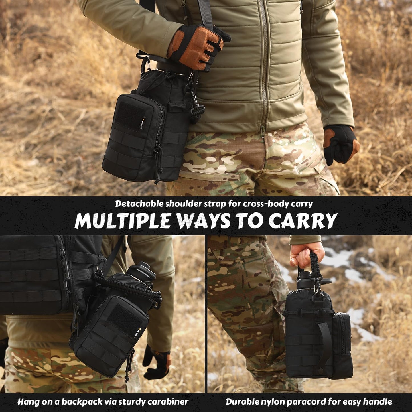 64Oz Tactical Water Bottle