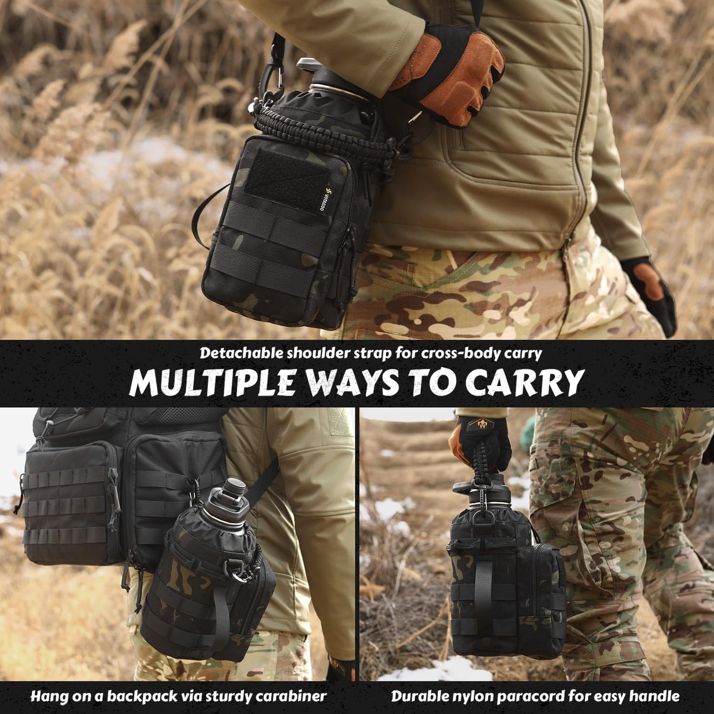 64Oz Tactical Water Bottle