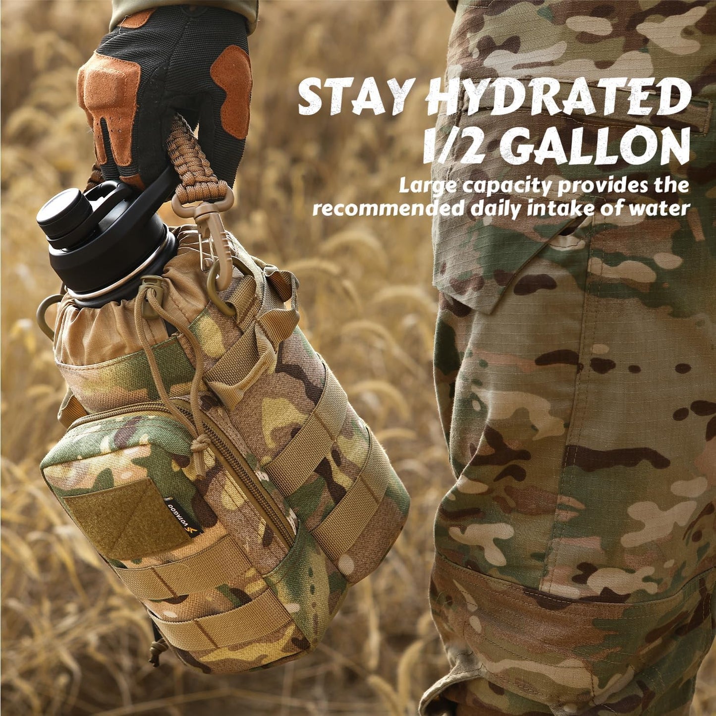 64Oz Tactical Water Bottle