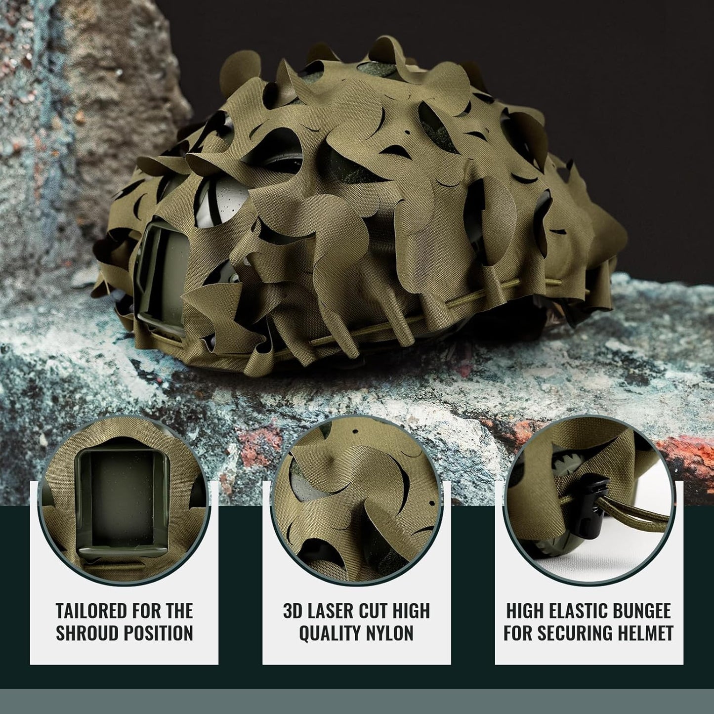 Tactical Helmet Cover