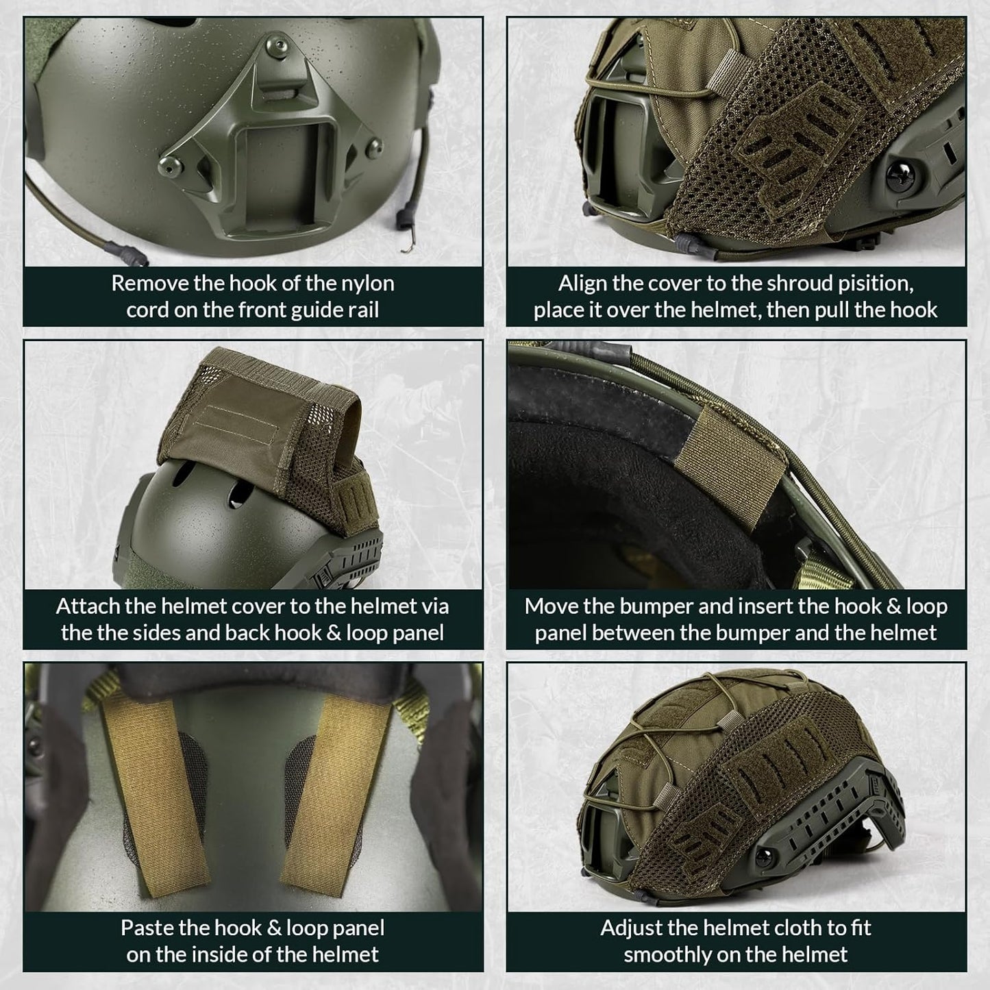 Tactical Helmet Cover