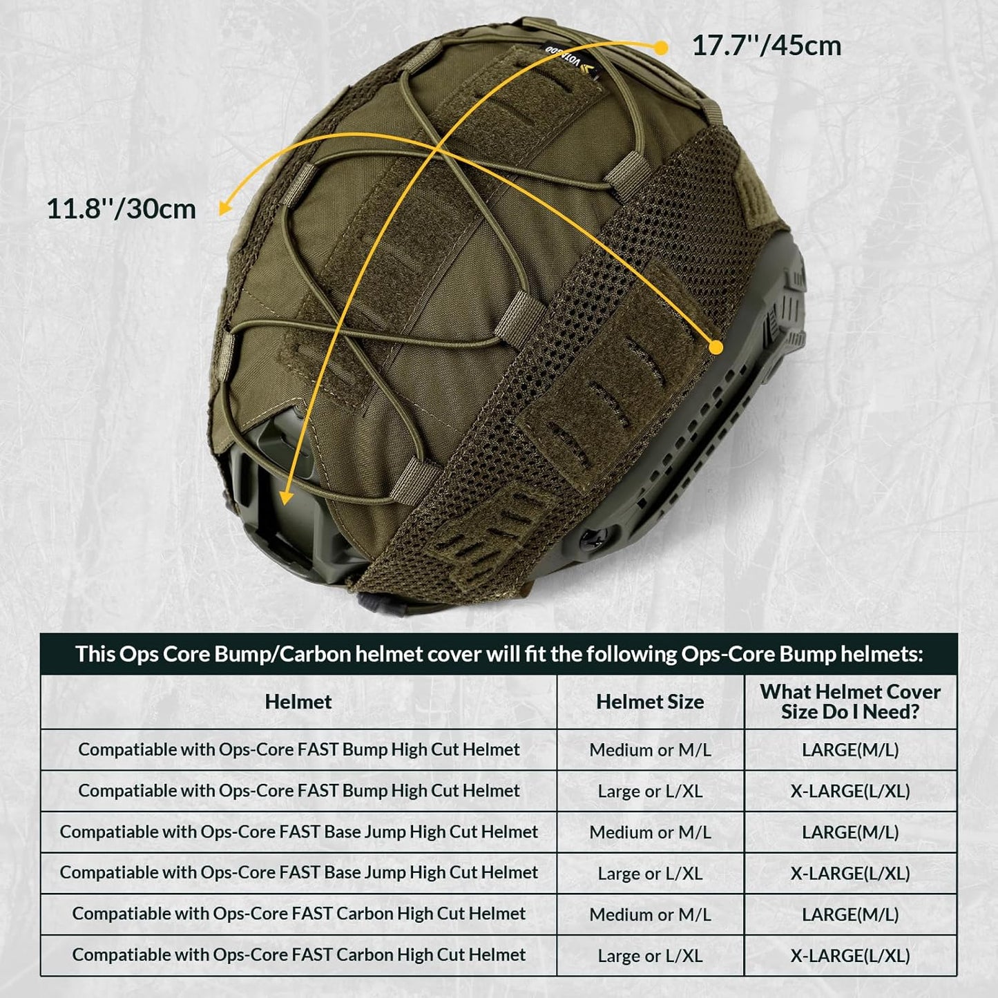 Tactical Helmet Cover