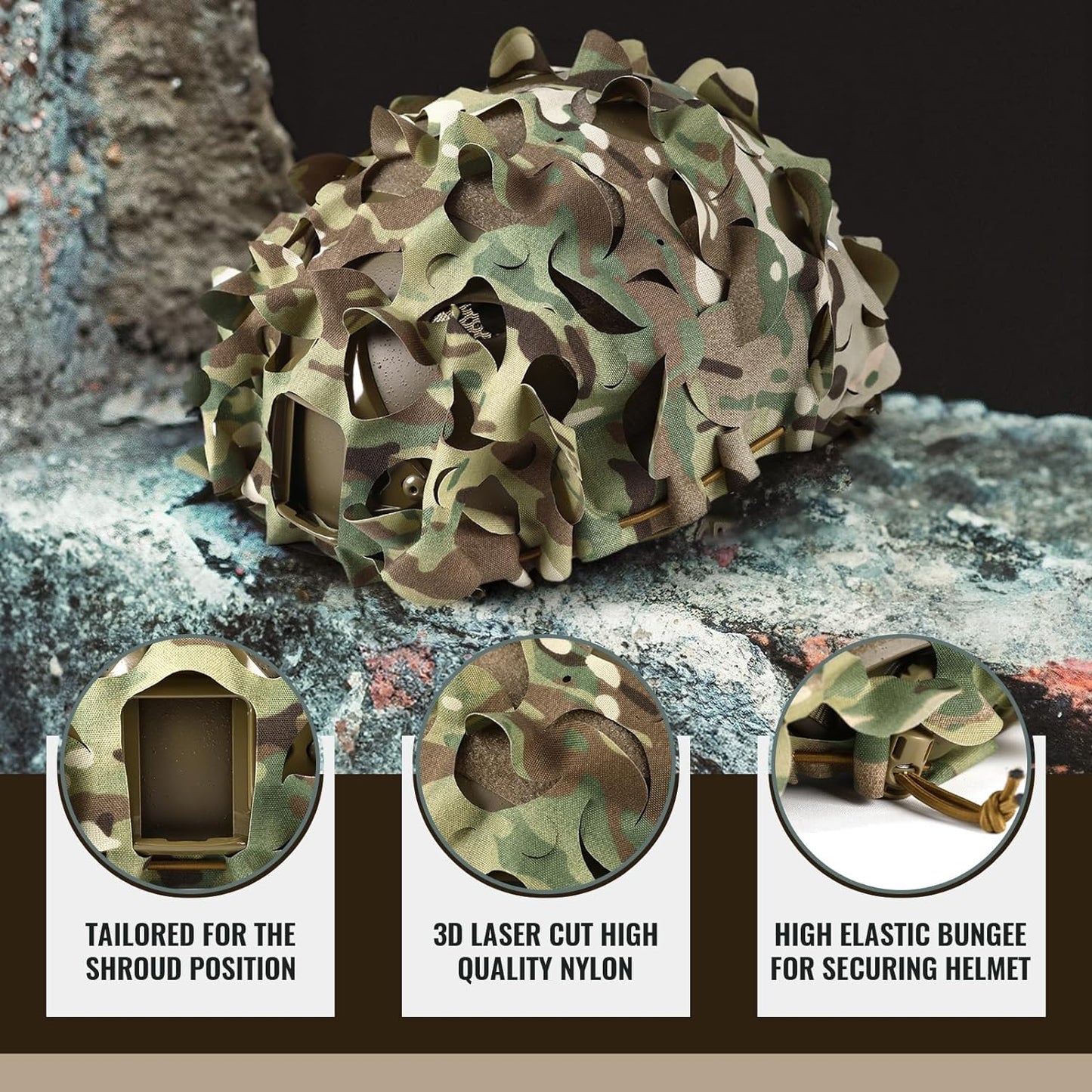 Tactical Helmet Cover