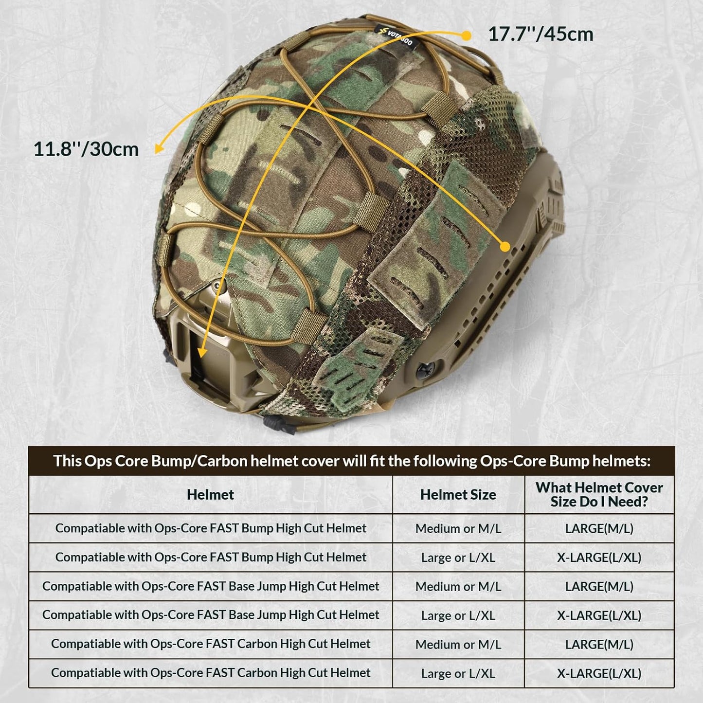 Tactical Helmet Cover