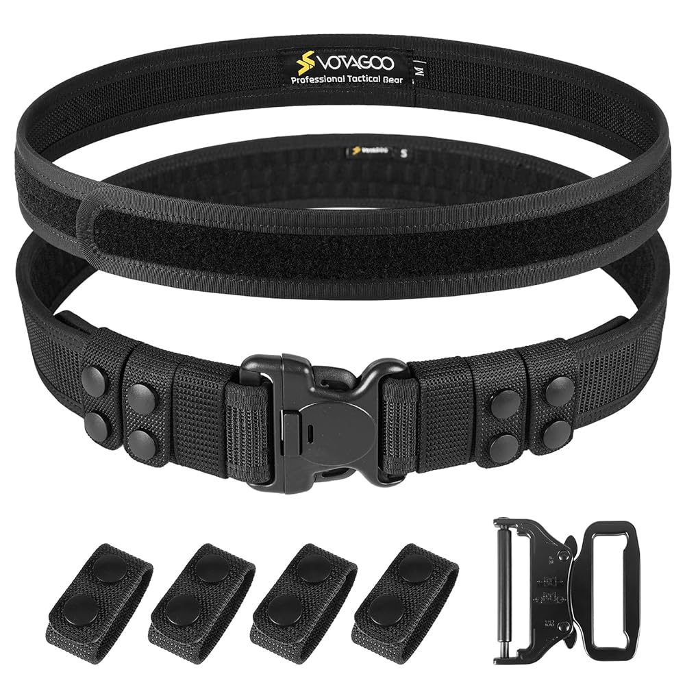 Duty 2'' Police Belts with Hook Lining