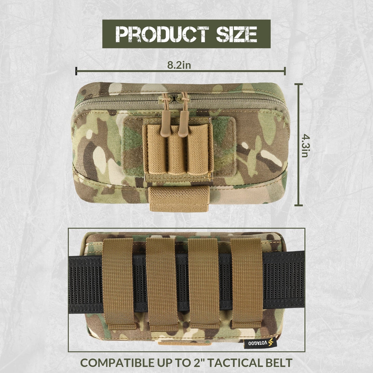 Tactical Molle Admin Pouch