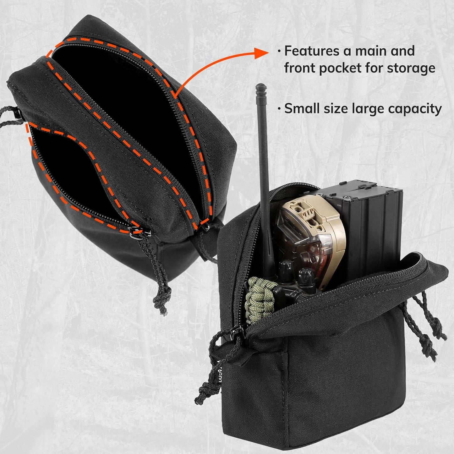 GP Pouch MOLLE General Purpose Admin Pouches