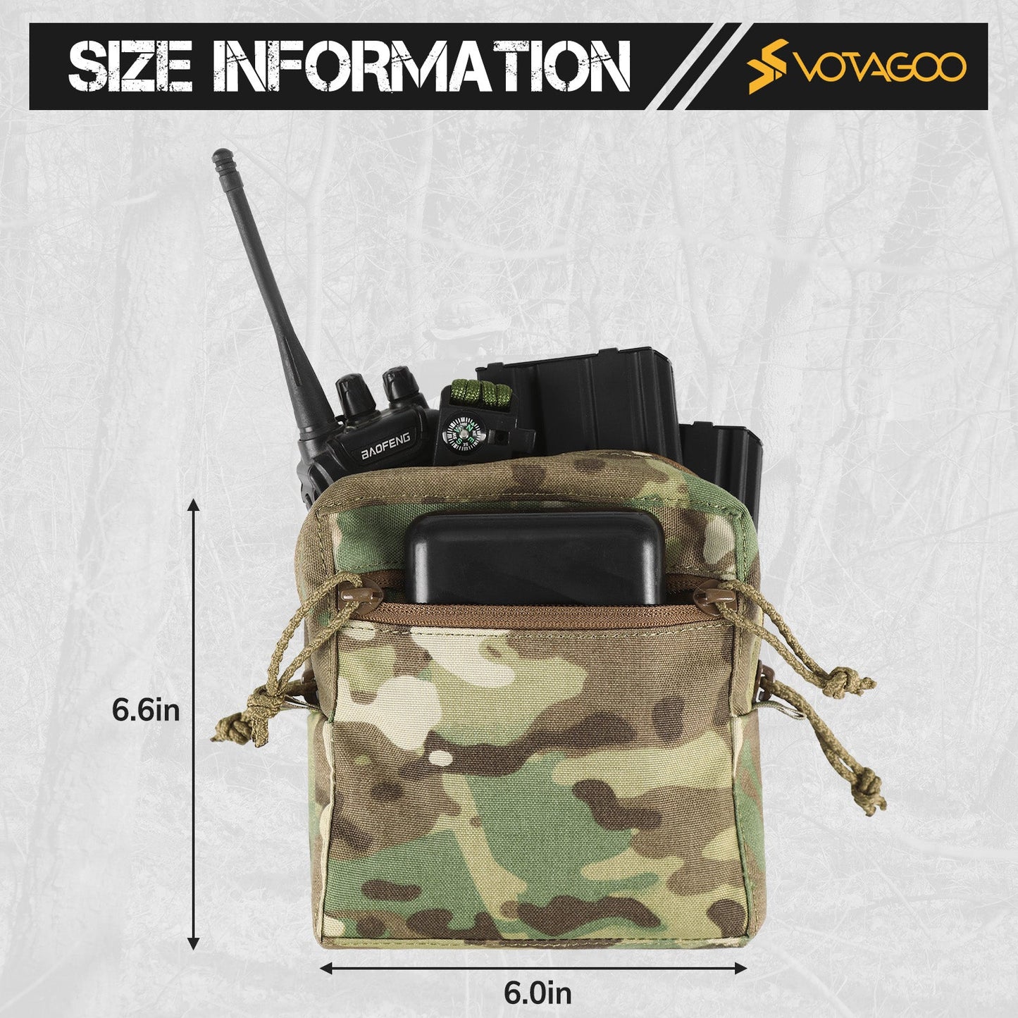 GP Pouch MOLLE General Purpose Admin Pouches