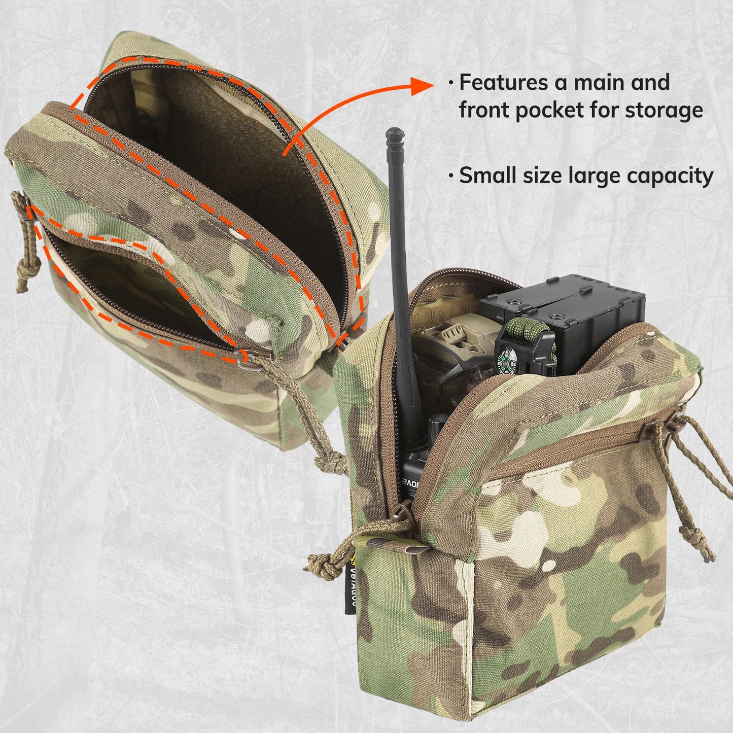 GP Pouch MOLLE General Purpose Admin Pouches