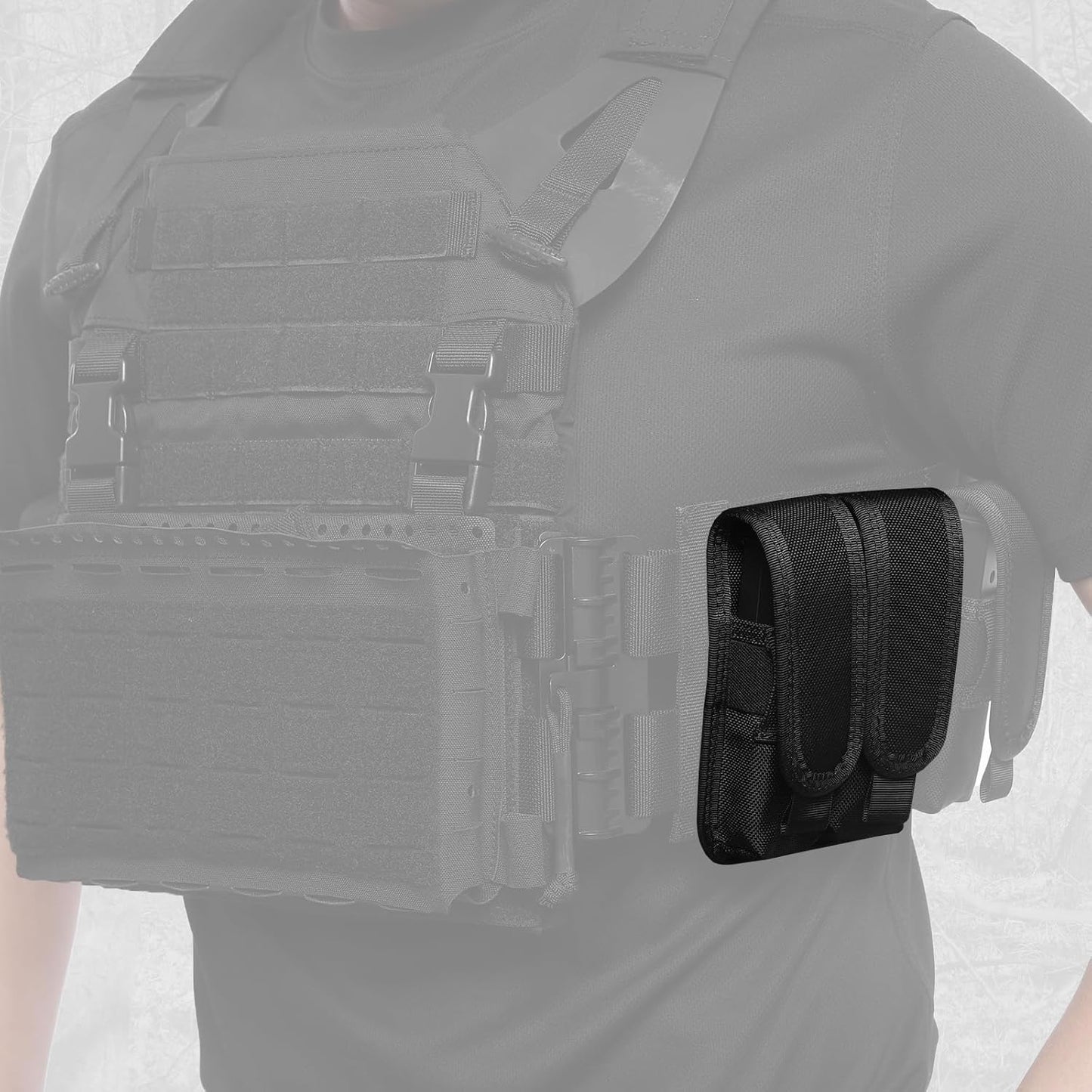 Single Double Nylon Mag Pouch