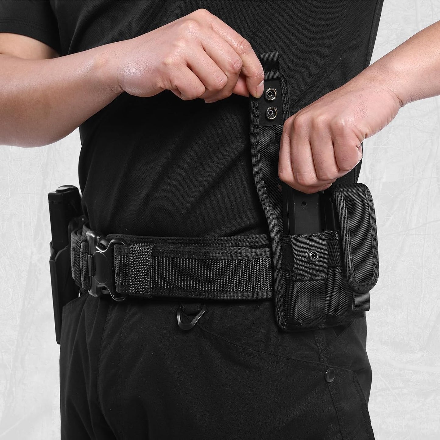 Single Double Nylon Mag Pouch