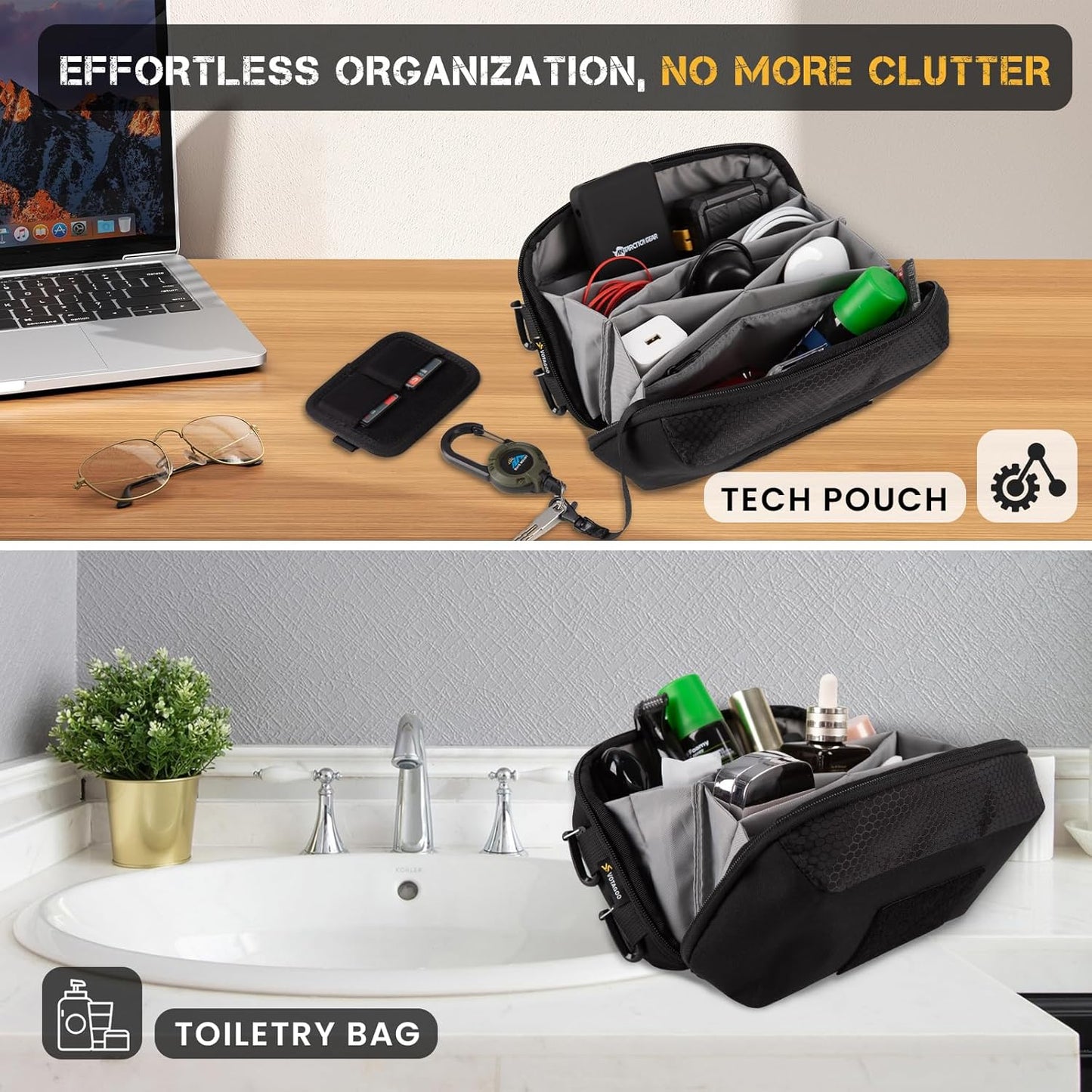 Electronic Organizer Accessory Tech Pouch for MacBook