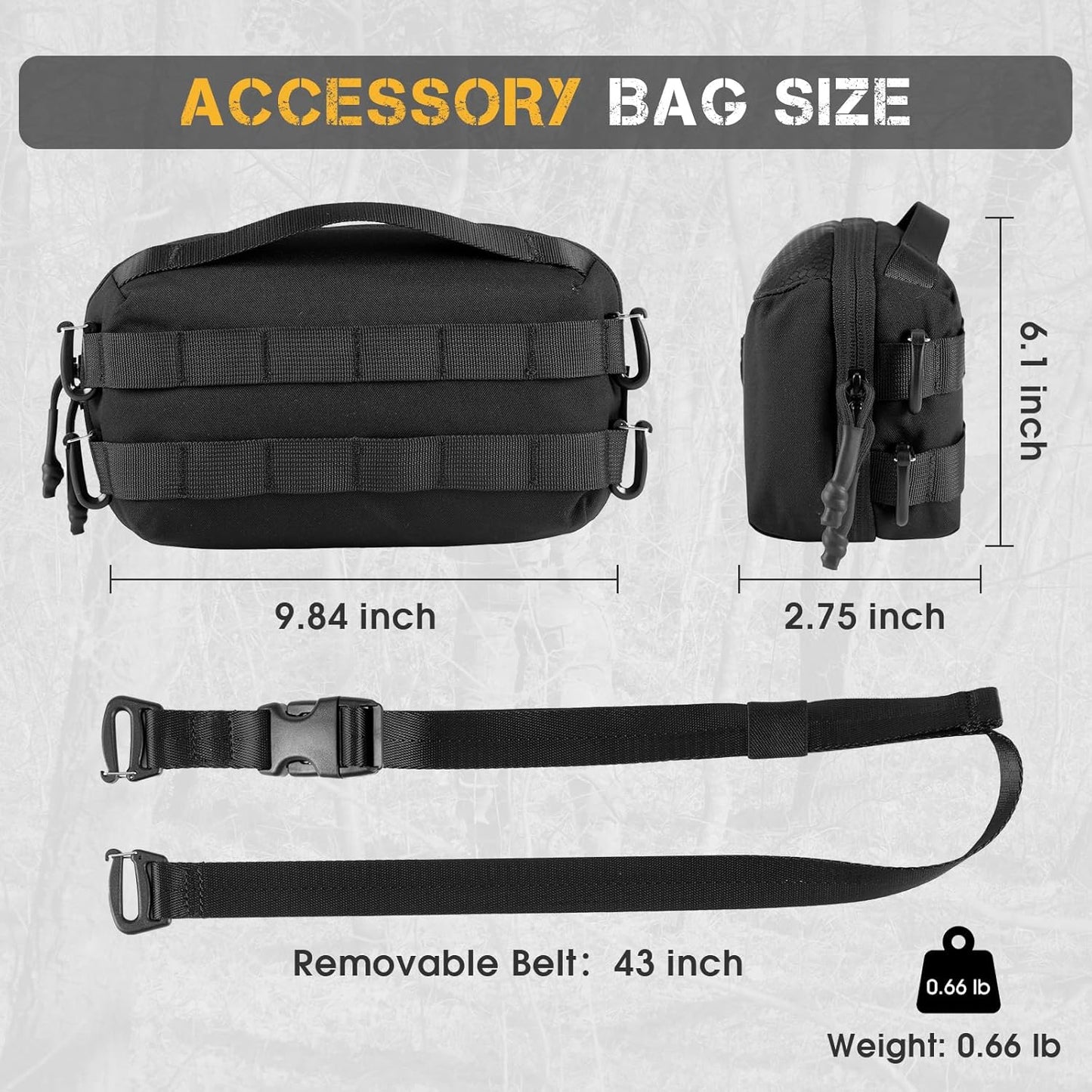 Electronic Organizer Accessory Tech Pouch for MacBook