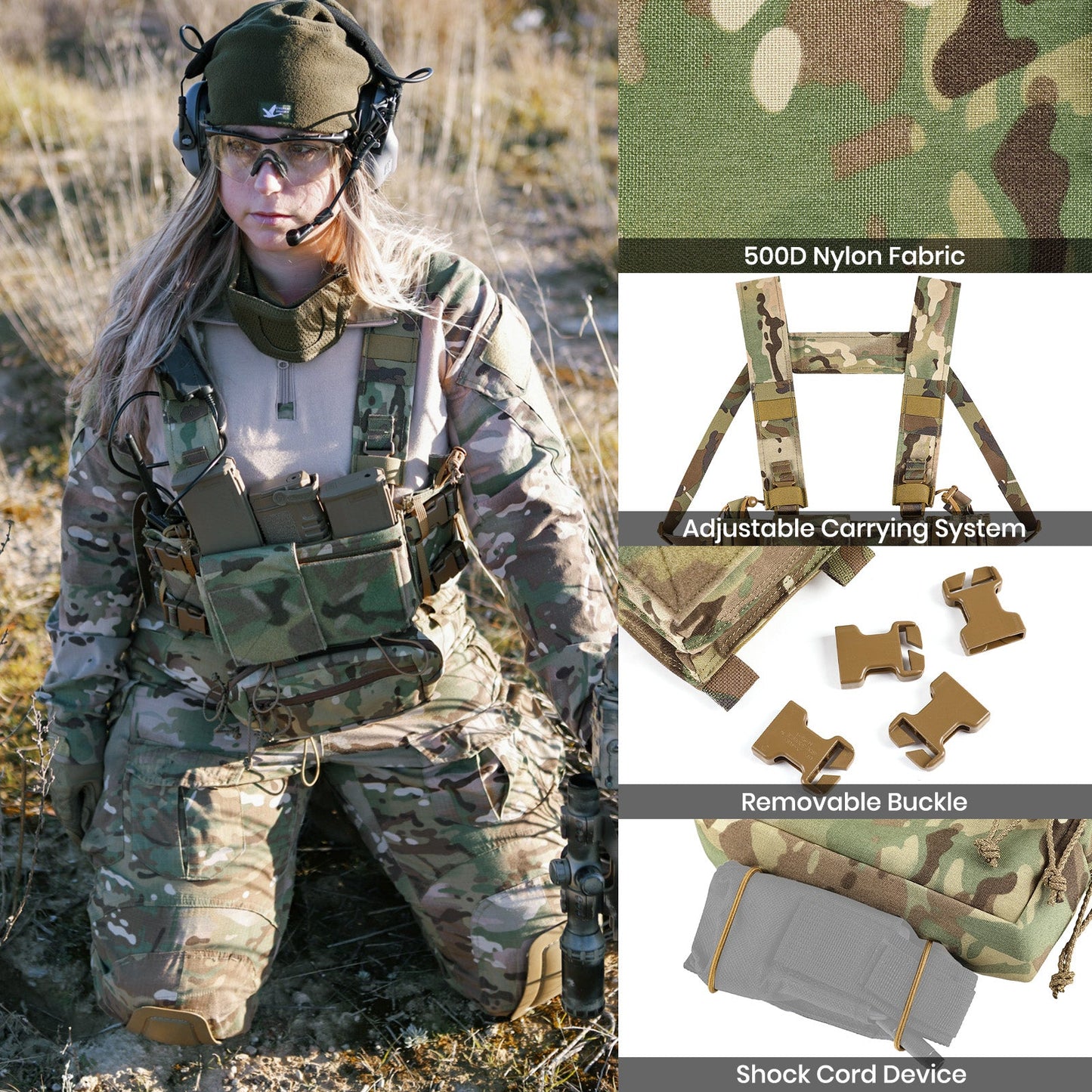 500D Nylon Chest Rig