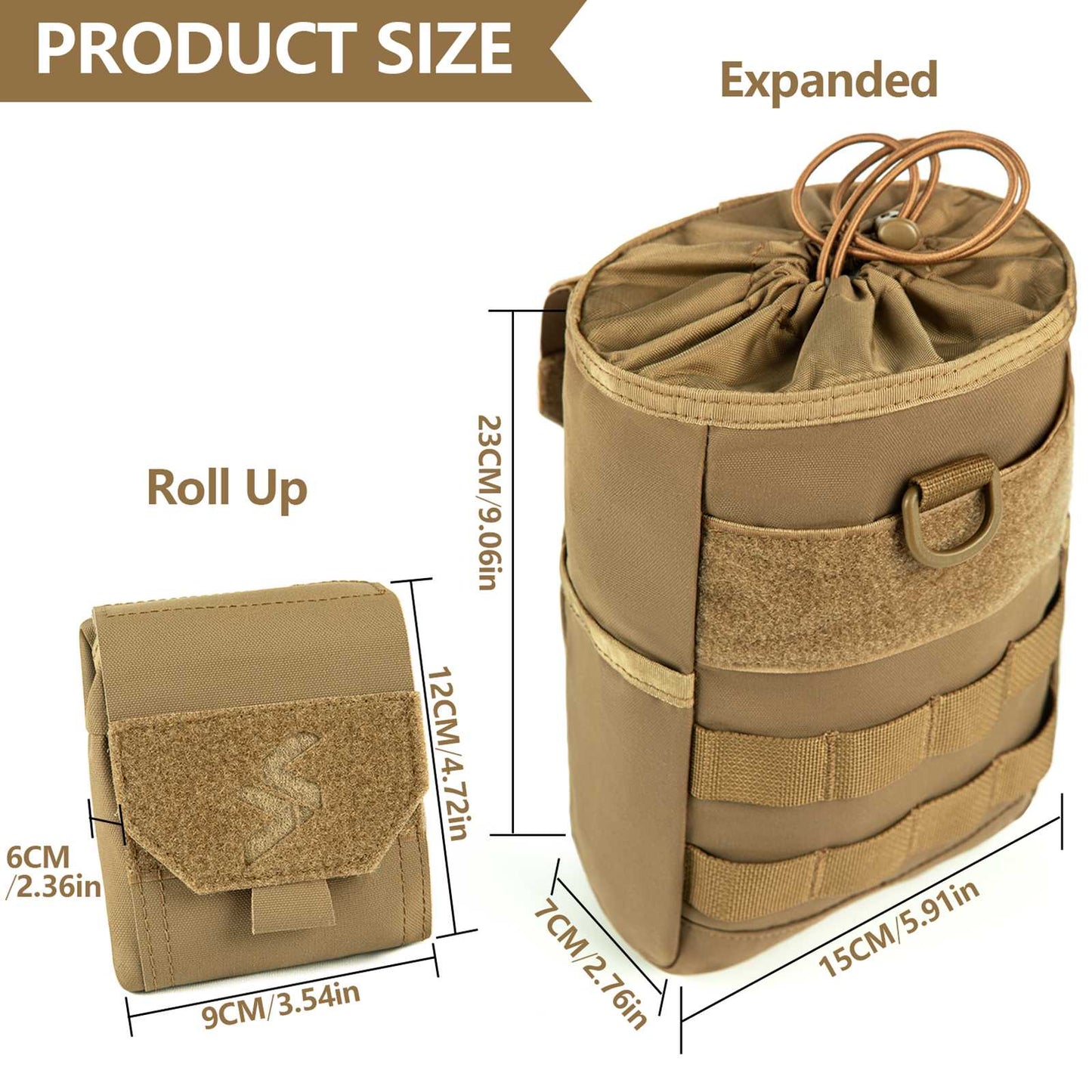 Tactical Dump Molle Storage Pouch