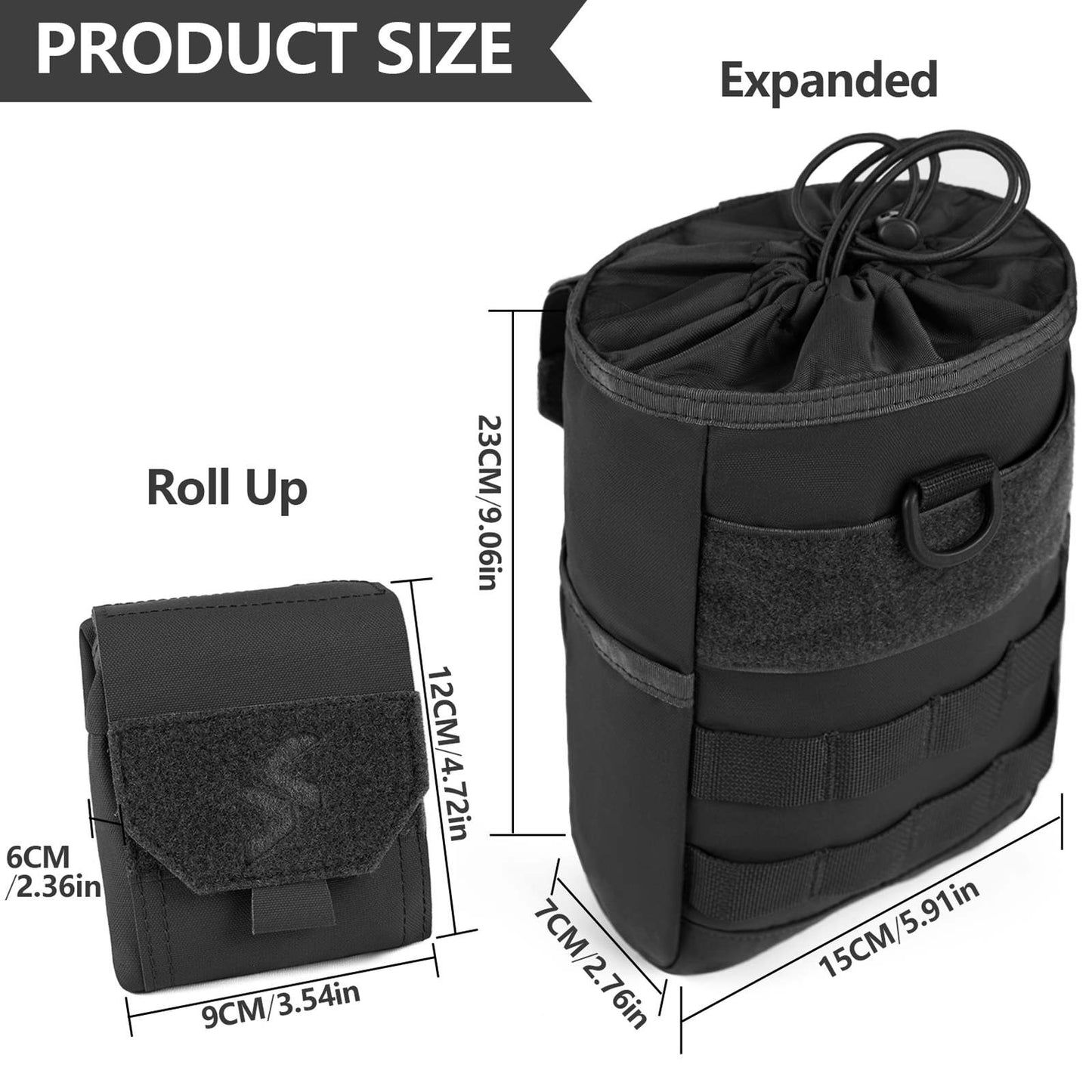 Tactical Dump Molle Storage Pouch