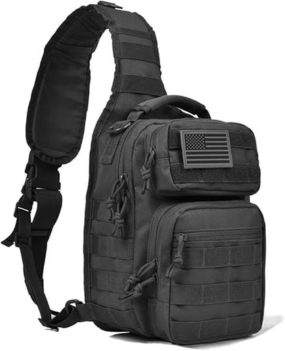 Tactical Sling Bag for Men Military Single Shoulder Backpack Outdoor EDC Range Pack
