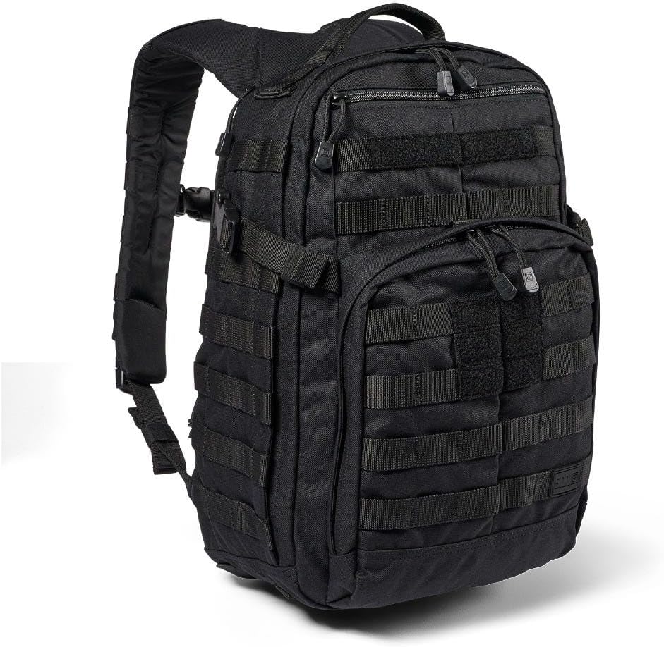 Tactical Backpack, RUSH 12 2.0 Military Survival Molle Backpack with Laptop Compartment, 24L, Style 56561ABR/56562ABR