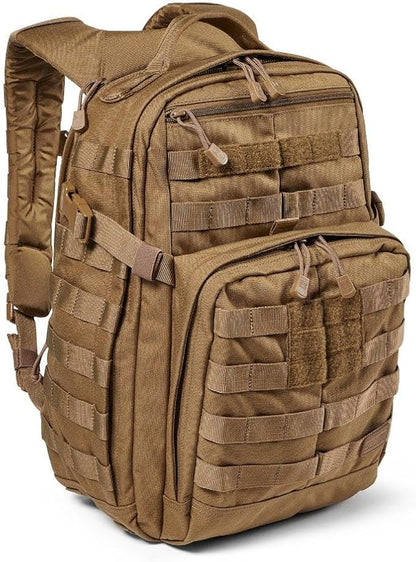 Tactical Backpack, RUSH 12 2.0 Military Survival Molle Backpack with Laptop Compartment, 24L, Style 56561ABR/56562ABR