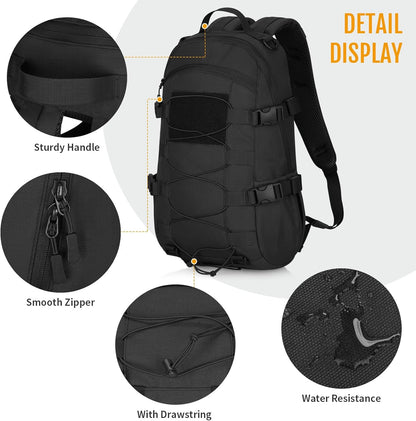 25L Tactical Backpack Military Backpack MOLLE Bag Outdoor Hunting Rucksack Gear Assault Travel Daily Pack Bag
