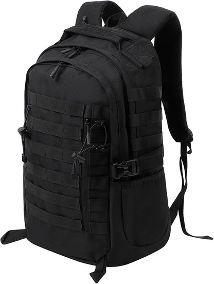 Mochila táctica de 30 l para hombre: mochila de asalto militar con sistema MOLLE, mochila resistente para actividades al aire libre. 