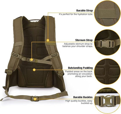28L/35L Tactical Backpacks Molle Hiking daypacks for Camping Hiking Military Traveling Motorcycle