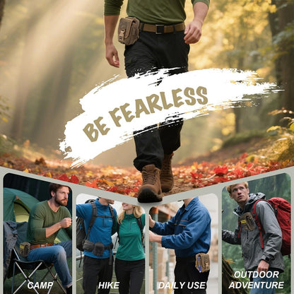 Bolsa táctica Molle EDC, organizador de herramientas, funda para teléfono, riñonera duradera, bolsillo para equipo militar, con paquete para teléfono inteligente 