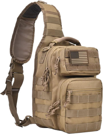 Tactical Sling Bag for Men Military Single Shoulder Backpack Outdoor EDC Range Pack