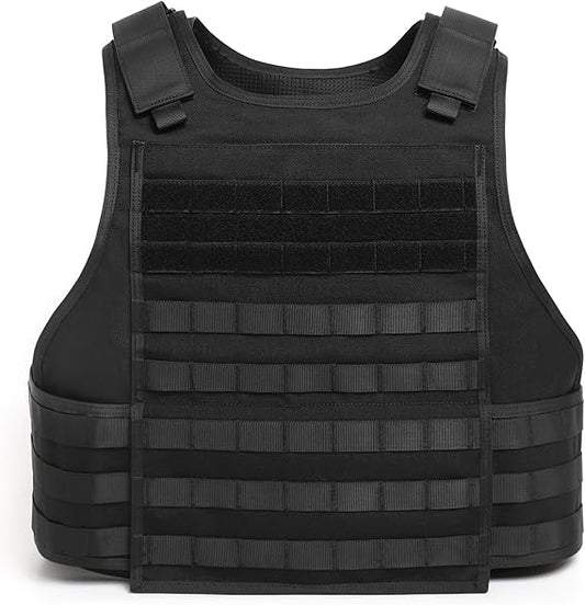 Chaleco de trabajo ligero MOLLE ajustable con peso para entrenamiento para hombres y mujeres 