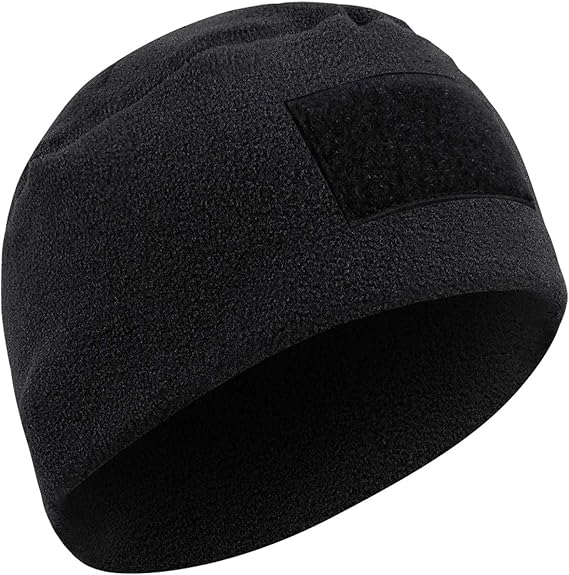 Tactical Watch Cap – Polar Fleece Beanie with Loop Field for Patches