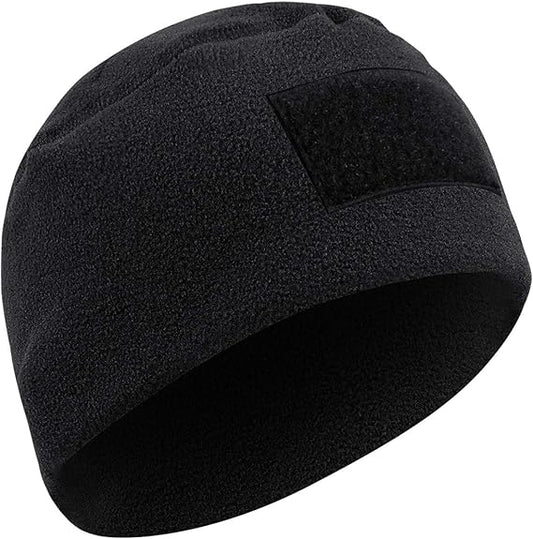 Tactical Watch Cap – Polar Fleece Beanie with Loop Field for Patches