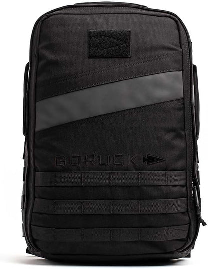 Rucker 4.0 20L Black - Purpose Built Rucking Backpack, Military Weight Training Rucksack w/Ruck Plate Pocket and Extra Padded Straps