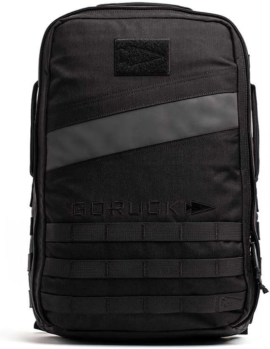Rucker 4.0 20L Black - Purpose Built Rucking Backpack, Military Weight Training Rucksack w/Ruck Plate Pocket and Extra Padded Straps