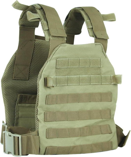 Chaleco lastrado táctico ajustable para hombres y mujeres, WODs, entrenamiento de fuerza y ​​resistencia, fitness y running. Liberación rápida, sistema Molle. 