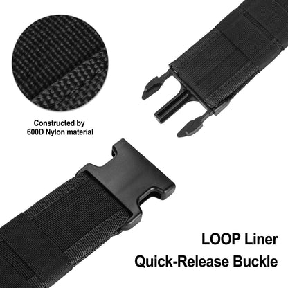 Police Security Tactical Combat Gear Utility Nylon Belt