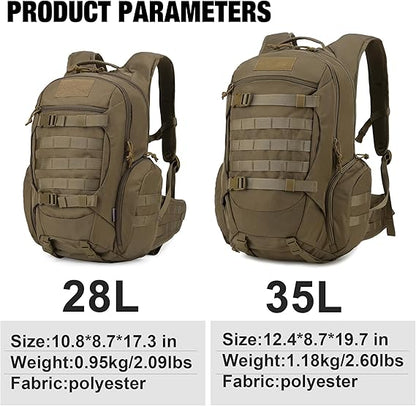 28L/35L Tactical Backpacks Molle Hiking daypacks for Camping Hiking Military Traveling Motorcycle